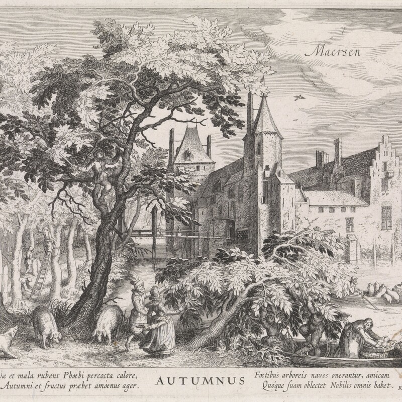 Kasteel Nijenrode 1606, prent van Hessel Gerrits.
