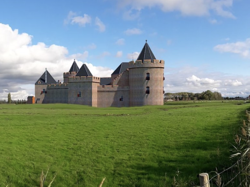 3D animatie van slot Abcoude