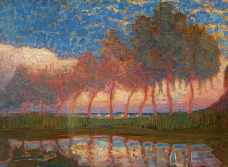 Het prachtige Gein inspireerde ook Mondriaan. Coll. De Fundatie