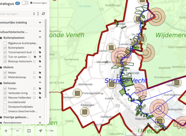 Overzicht cultuurhistorische waardenkaart
