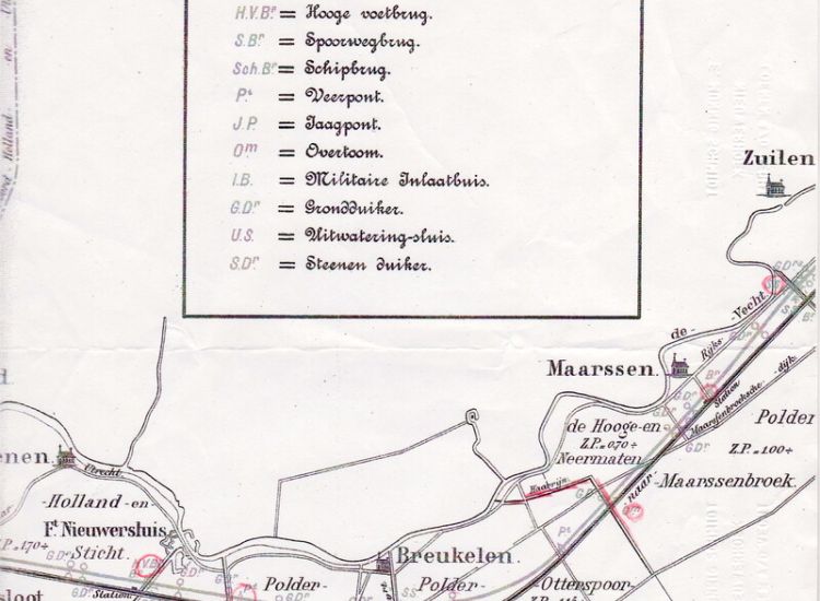 Waterwerken in het Merwedekanaal, 1892, detail