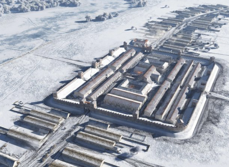 Reconstructie fort Vechten, afb. via Romeinen.nl