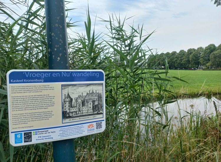 Locatie voormalige kasteel Kronenburg