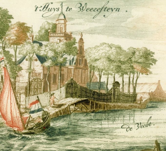 Weeresteijn, prent door Leupenius, 1668