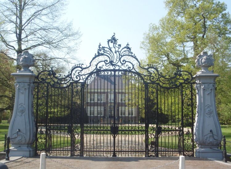 Het hek van Vreedenhoff, het grootste van de Vechtstreek, 1754.